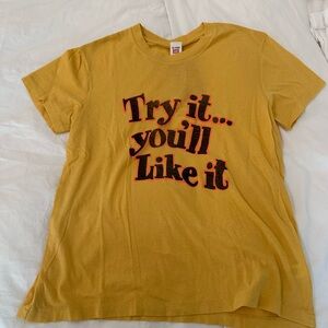 RE/DONE Try it you’ll like it tshirt size XS